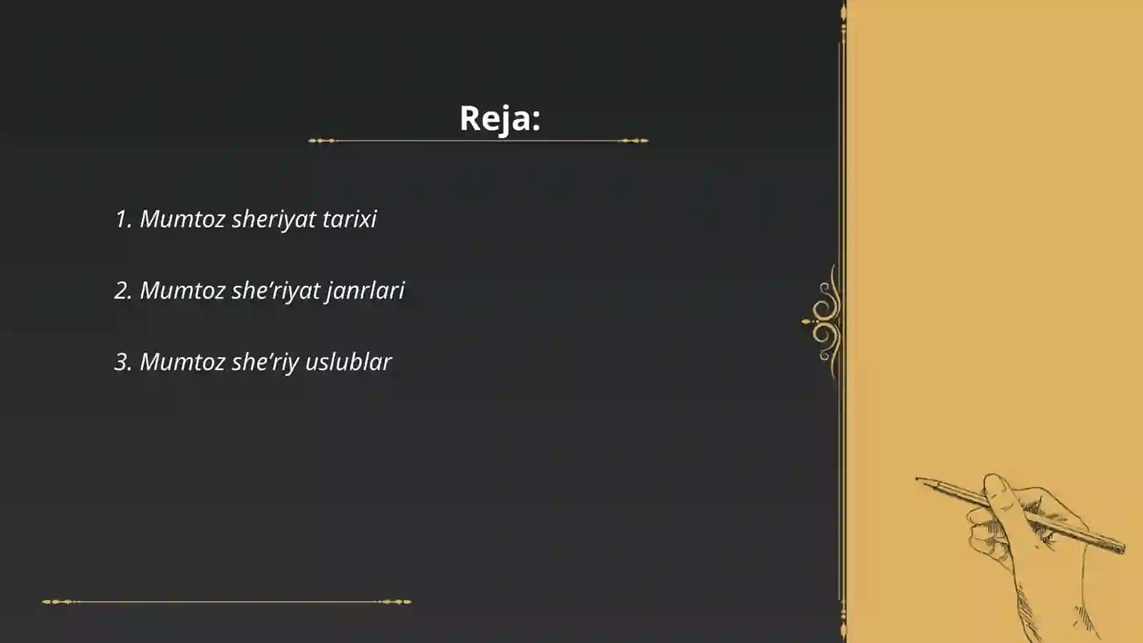 Mumtoz she'riyat tarixi 2