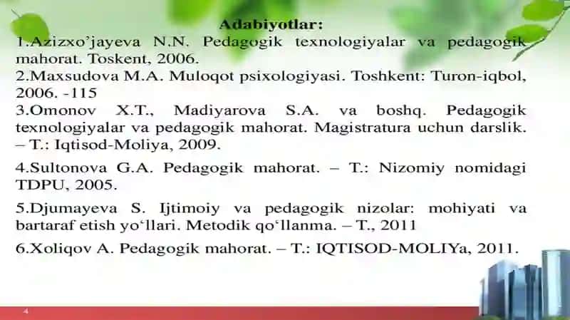 O’qituvchi mehnatini ilmiy tashkil etish 2