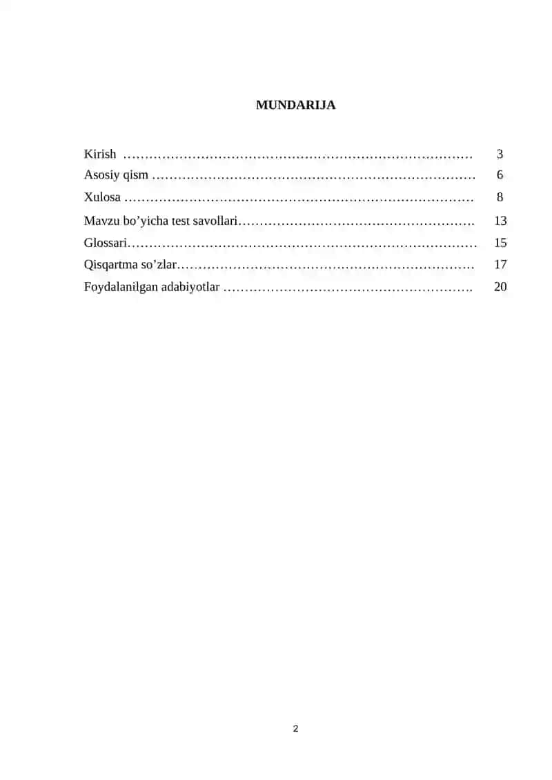 Tibbiyotda axborot texnologiyalari 2