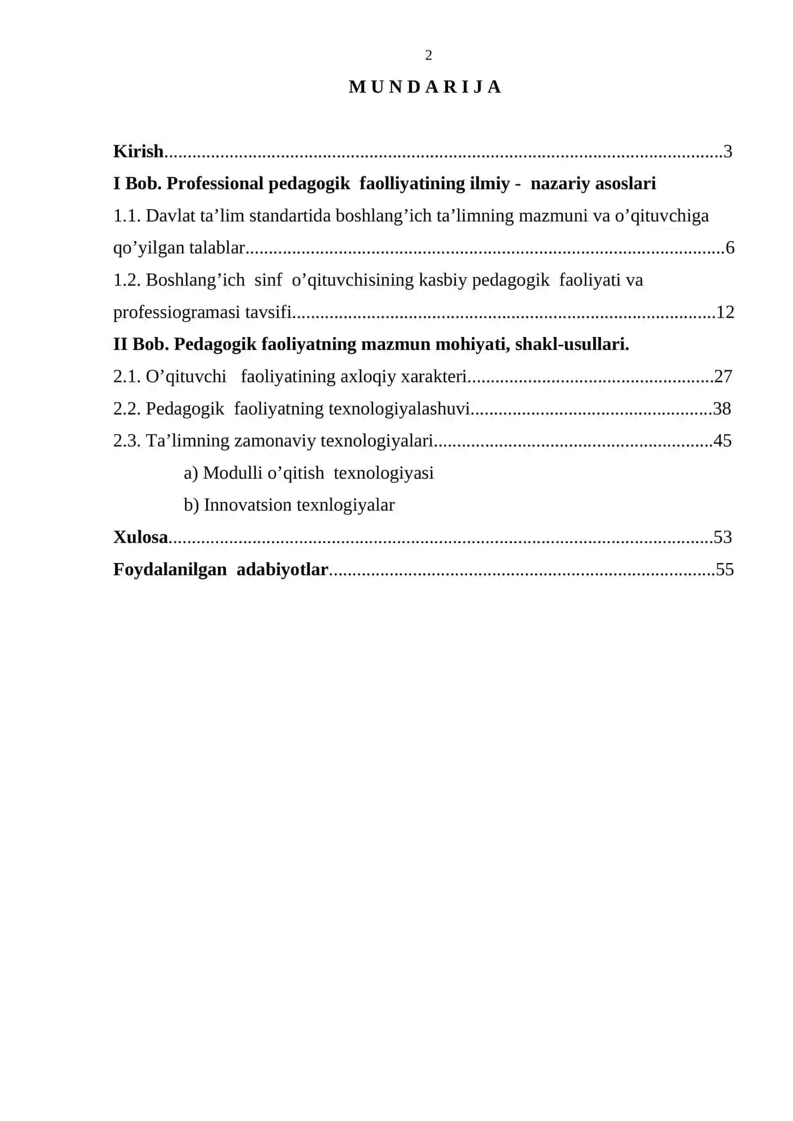 Professional pedagogik faoliyatning psixologik asoslari 2