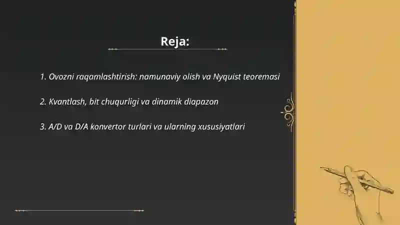 Kompyuterdagi tovushli ma'lumotlarning xilma-xilligi 2