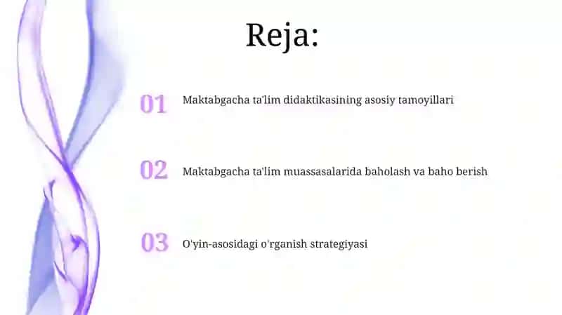 Maktabgacha ta'lim didaktikasi 2
