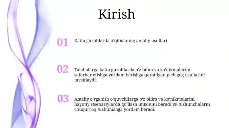 Katta Guruhlarda Applikatsiyaga OʼRgatish Metodlari 2