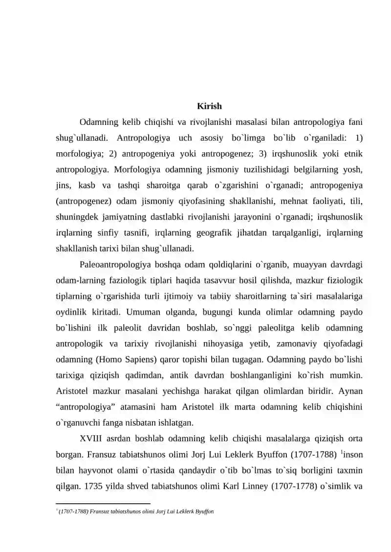 Antropologiya va etnologiya fanining tadqiqot obyektlari 2
