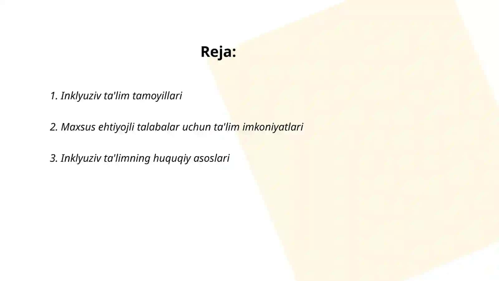 Dunyo hamhamiyatida inklyuziv ta'lim 2