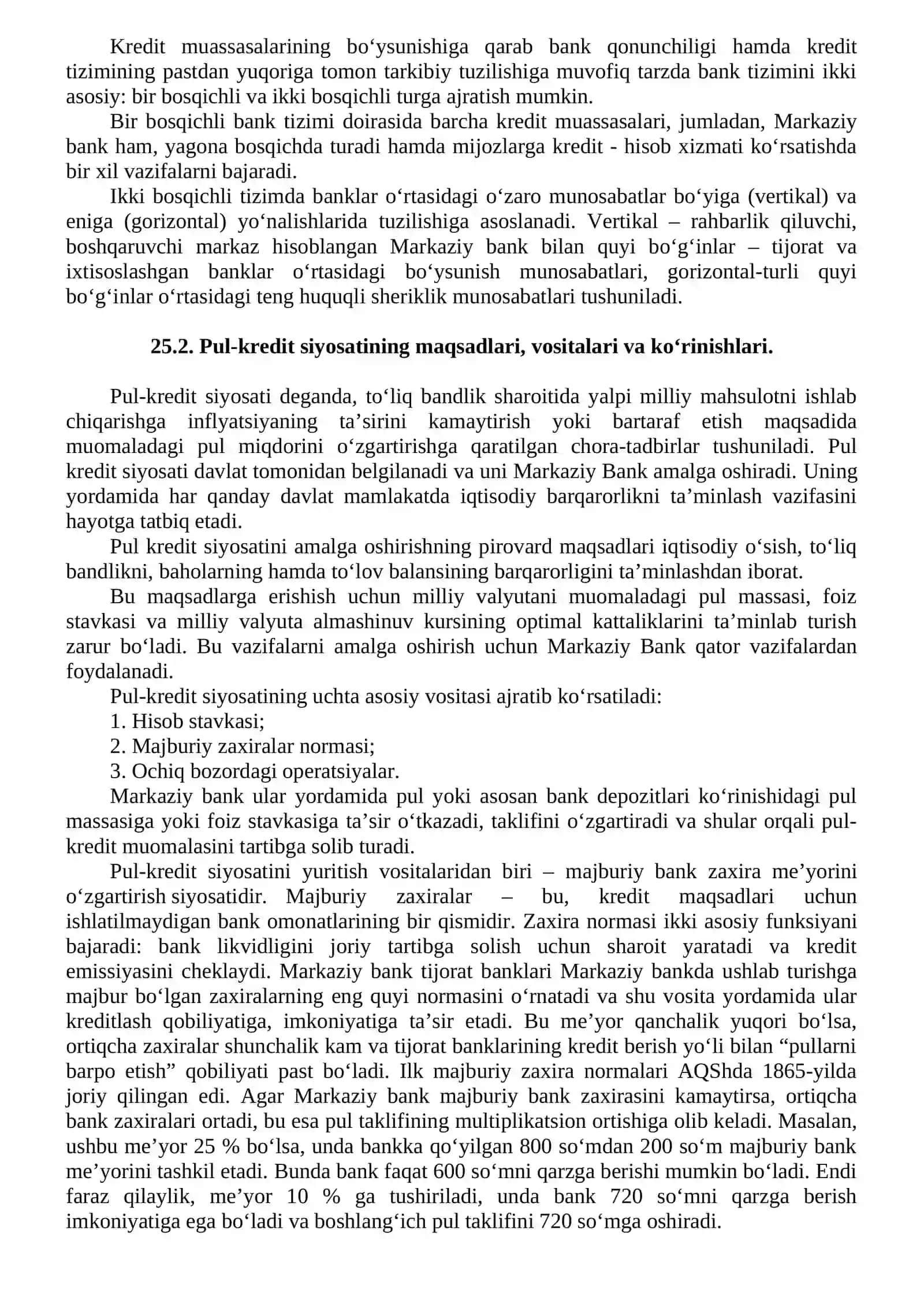 Banklar va ularning bozor iqtisodiyotidagi vazifalari 2