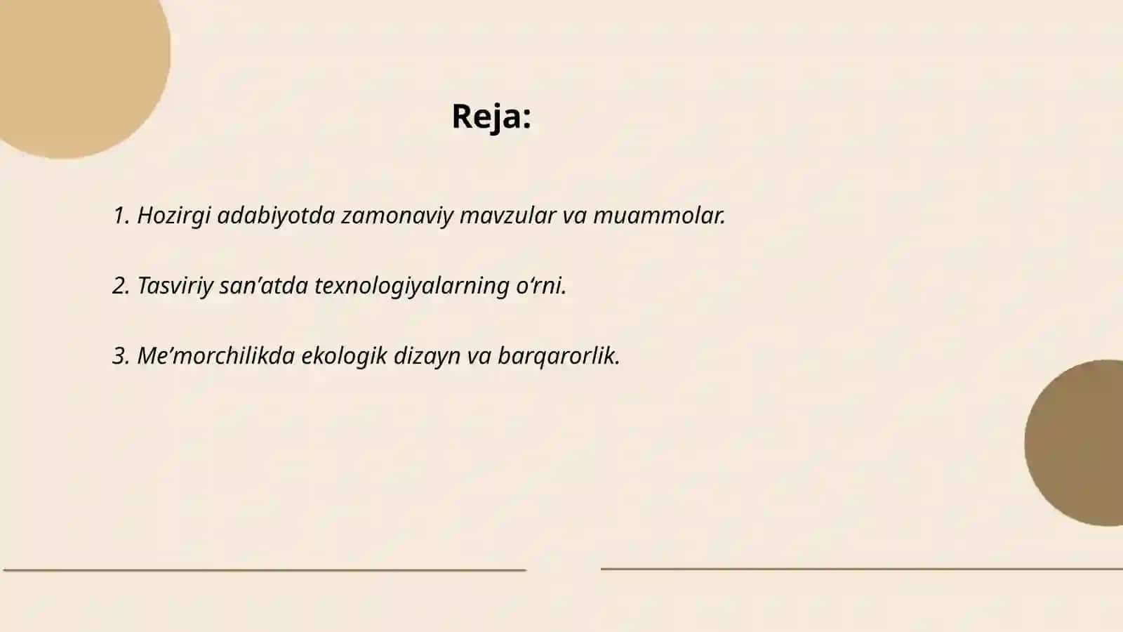 Hozirgi adabiyotda zamonaviy mavzular va muammolar 2