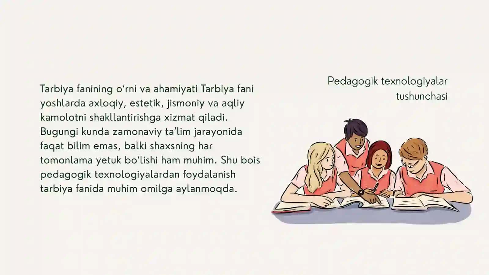 Umumta'lim maktablarida tarbiya fanini o'qitish fani 2