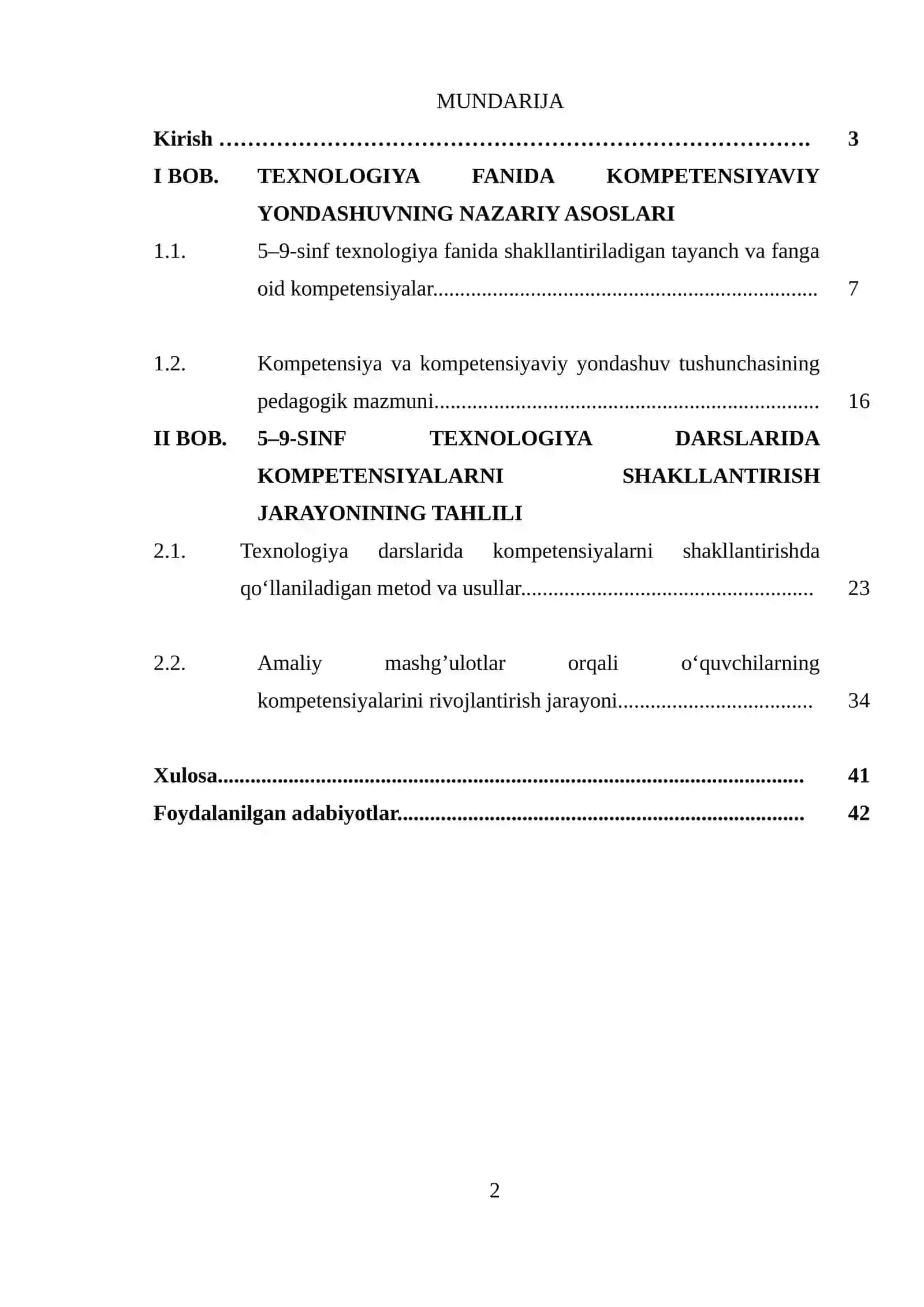 5-9-sinf texnalogiya darslarida kompetansiyalarni shakllantirish jarayonining tahlili 2