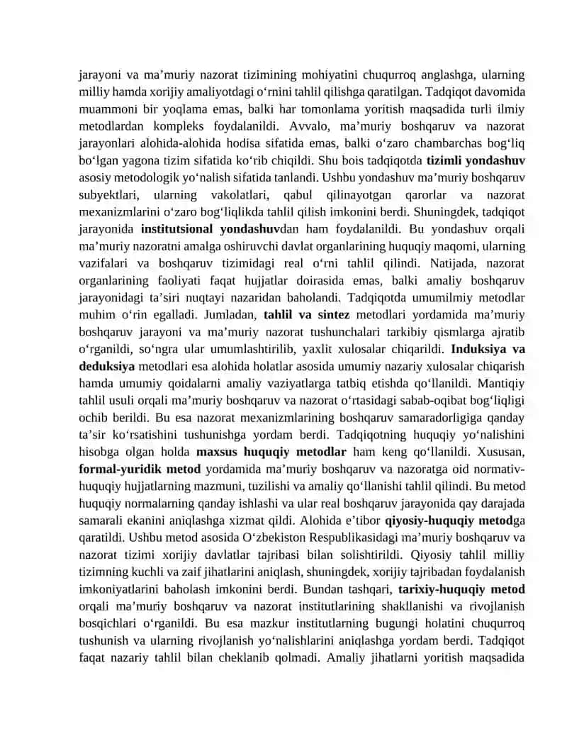 Ma’muriy boshqaruv jarayoni va ma’muriy nazorat 2