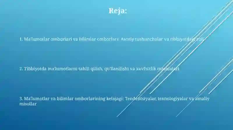 Ma'lumotlar omborlari va bilimlar omborlari: Asosiy tushunchalar va tibbiyotdagi roli 2