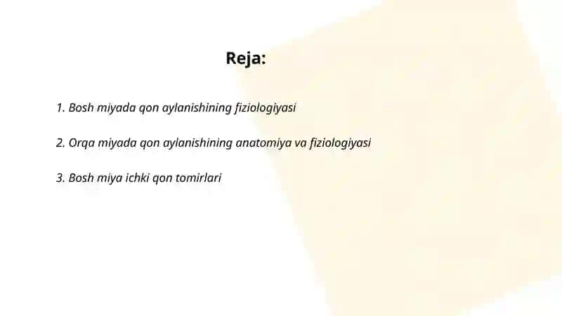 Bosh va orqa miyada qon aylanshining buzilishi 2