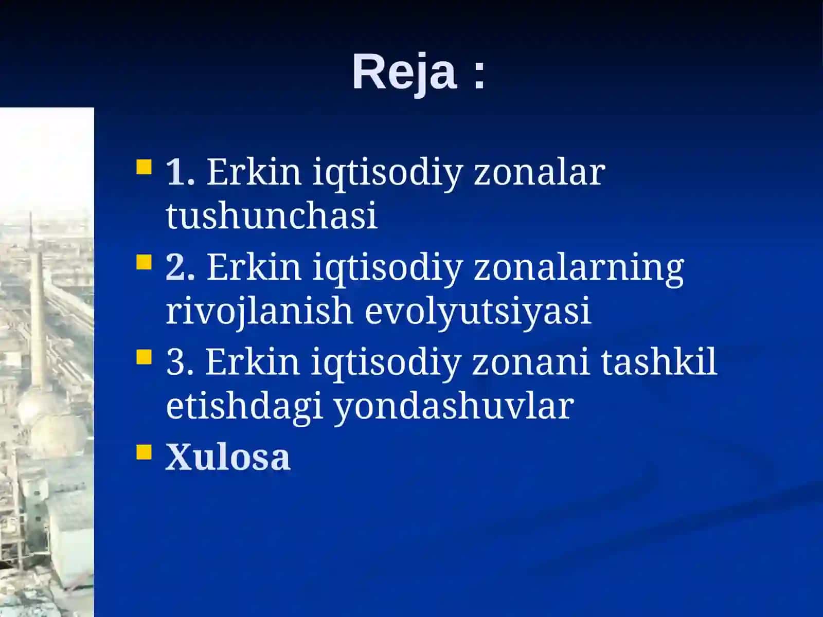 Erkin iqtisodiy zonalartushunchasi,kelibchiqishivatashkiletishdagiyondashuvlar 2