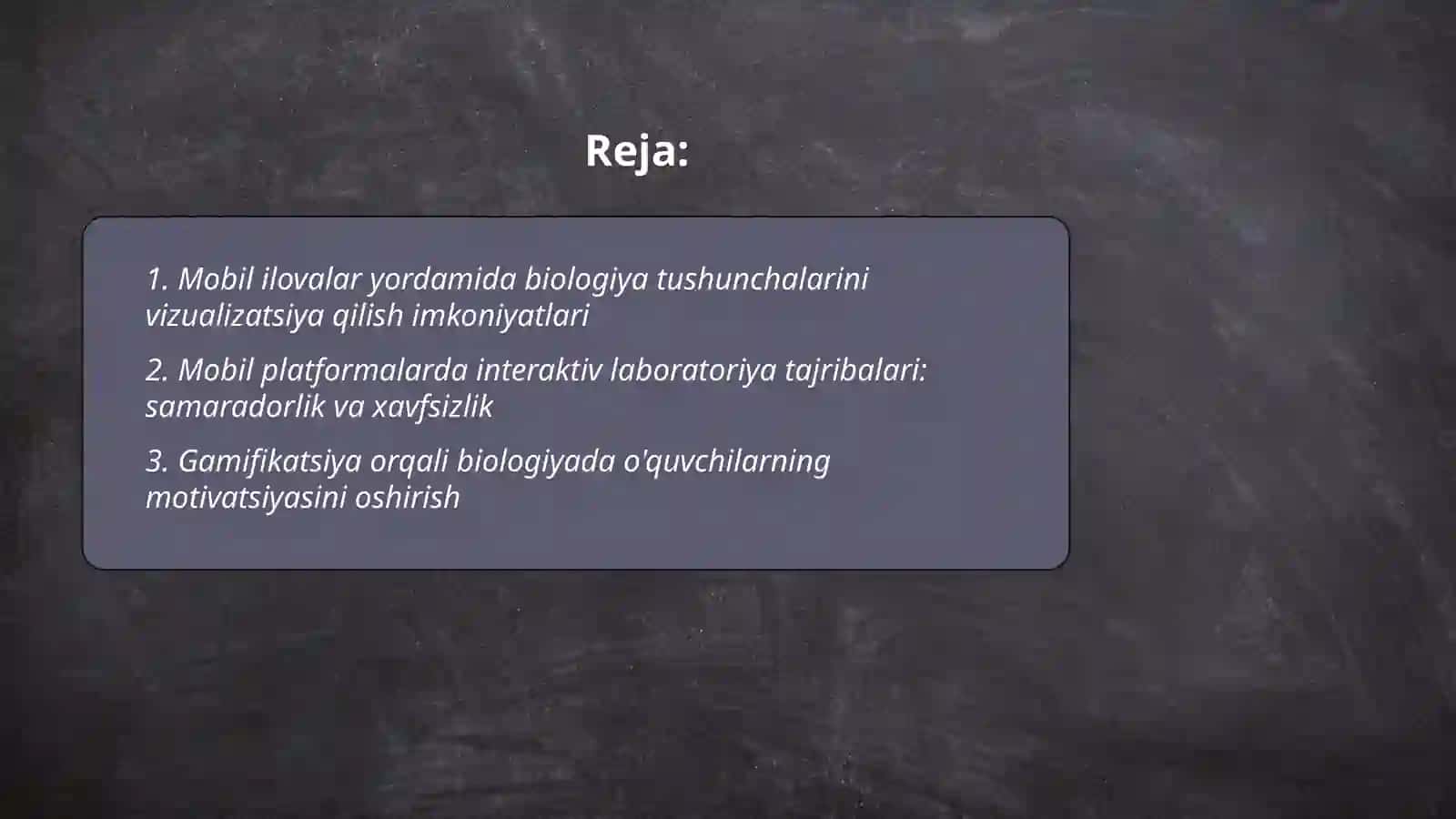 Mobil ilovalar va platformalar orqali biologiyani o'rgatish: imkoniyat va samaradorlik 2