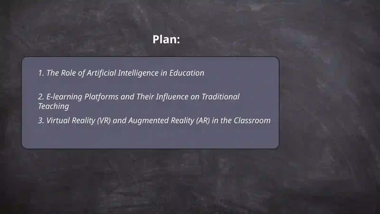 The Role of Artificial Intelligence in Education 2