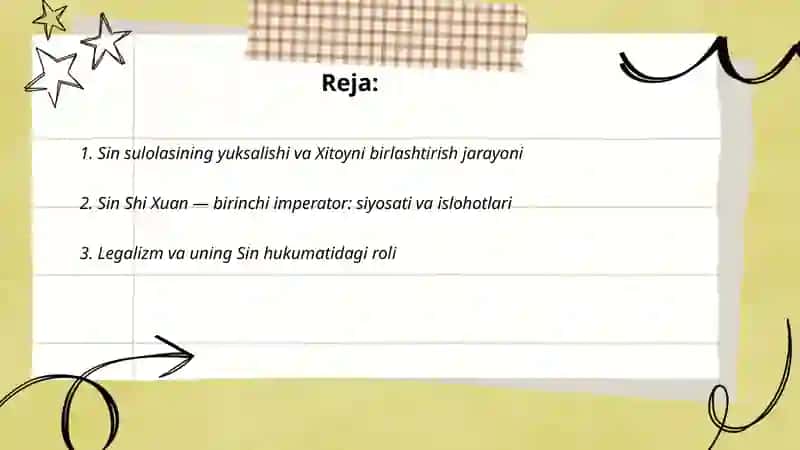 Qadimgi Xitoyda Sin va Xan sulolasi 2