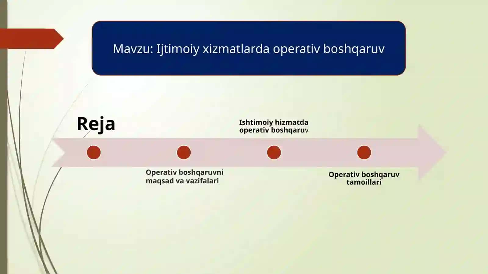 Ijtimoiy xizmatlarda operativ boshqaruv 2