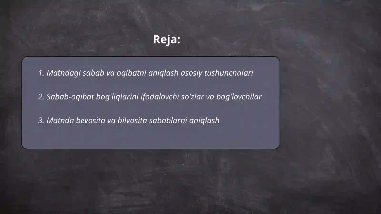 Matndagi sabab-oqibat bog'liqliklarini aniqlash 2