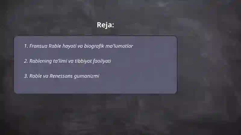 Fransua Rable hayoti va ijodi va Fransuz folklori 2