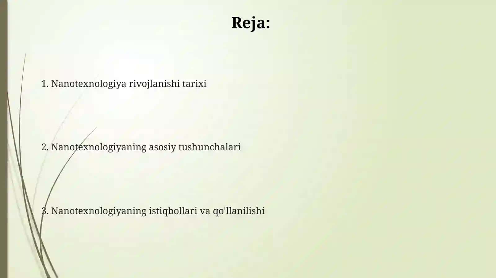 Nanotexnologiyaning asosiy tushunchalari va rivojlanish tarixi 2