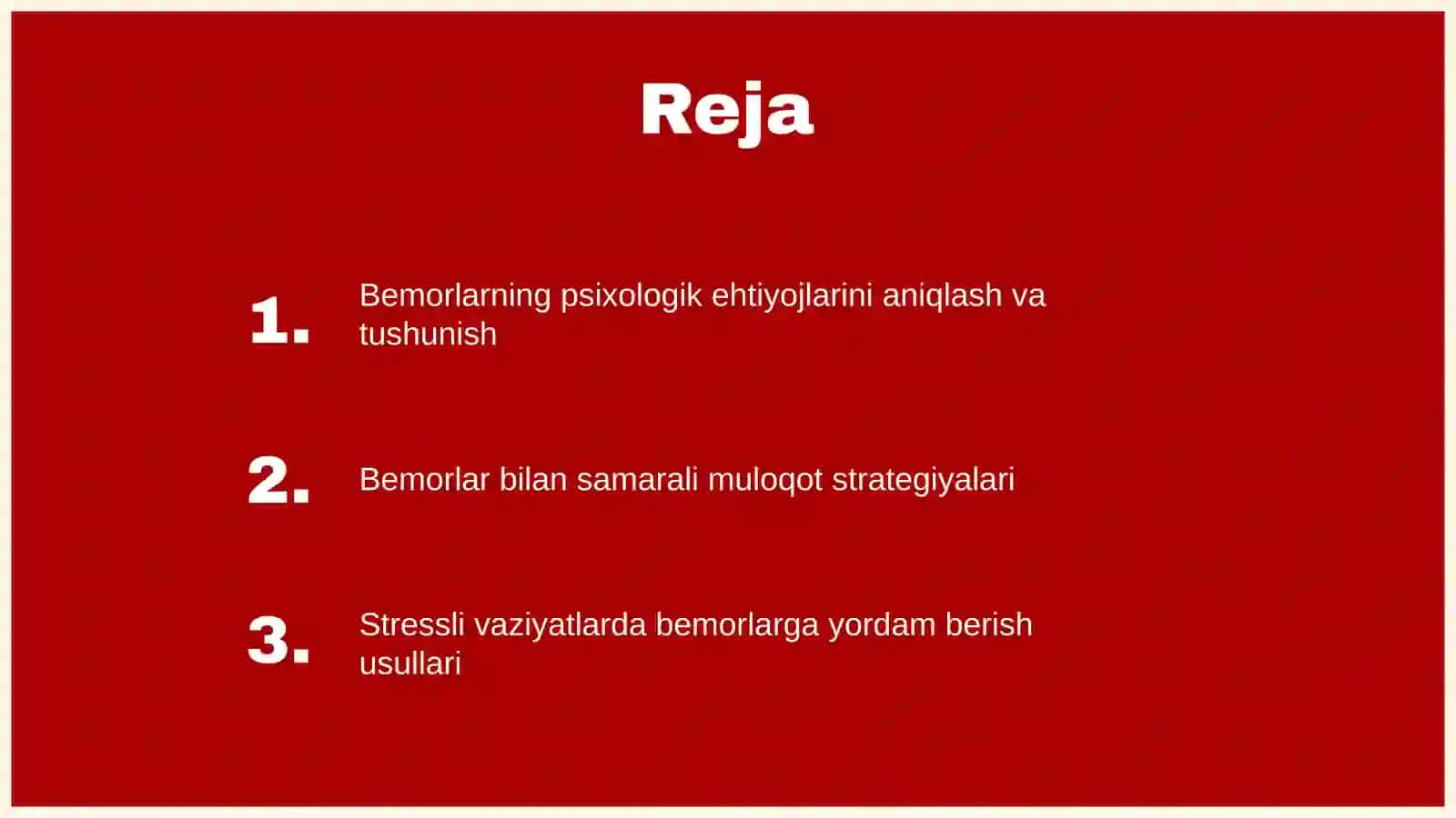 Ambulatoriya sharoitida bemorlar bilan munosabatda bo'lish psixologiyasi 2