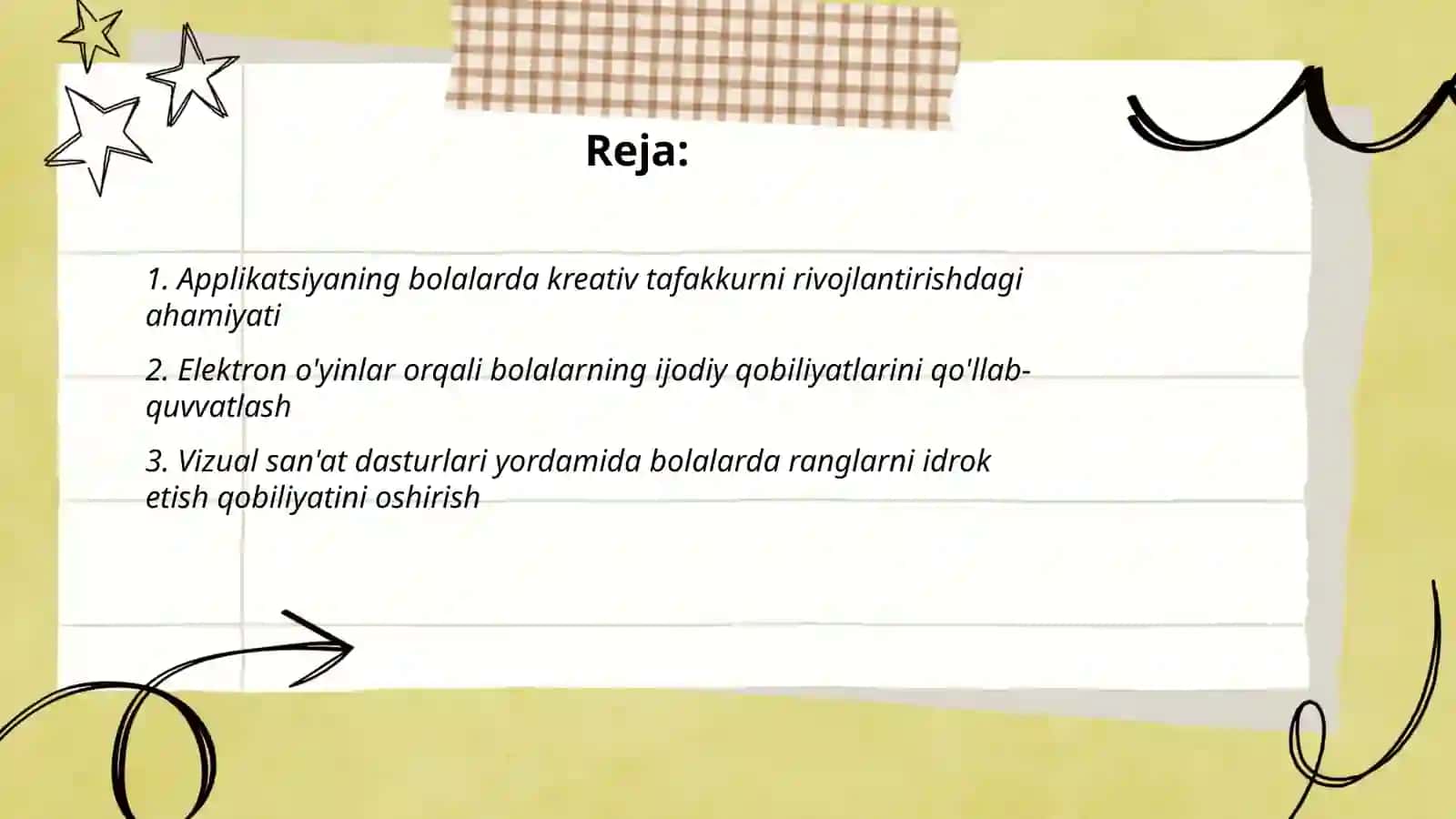 IJODIY QOBILIYATLARINI SHAKLLANTIRISHDA APPLIKATSIYANING OʻRNI 2