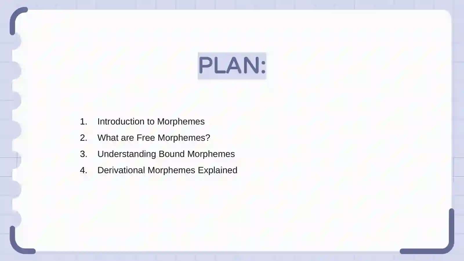 Types of Morphemes 2