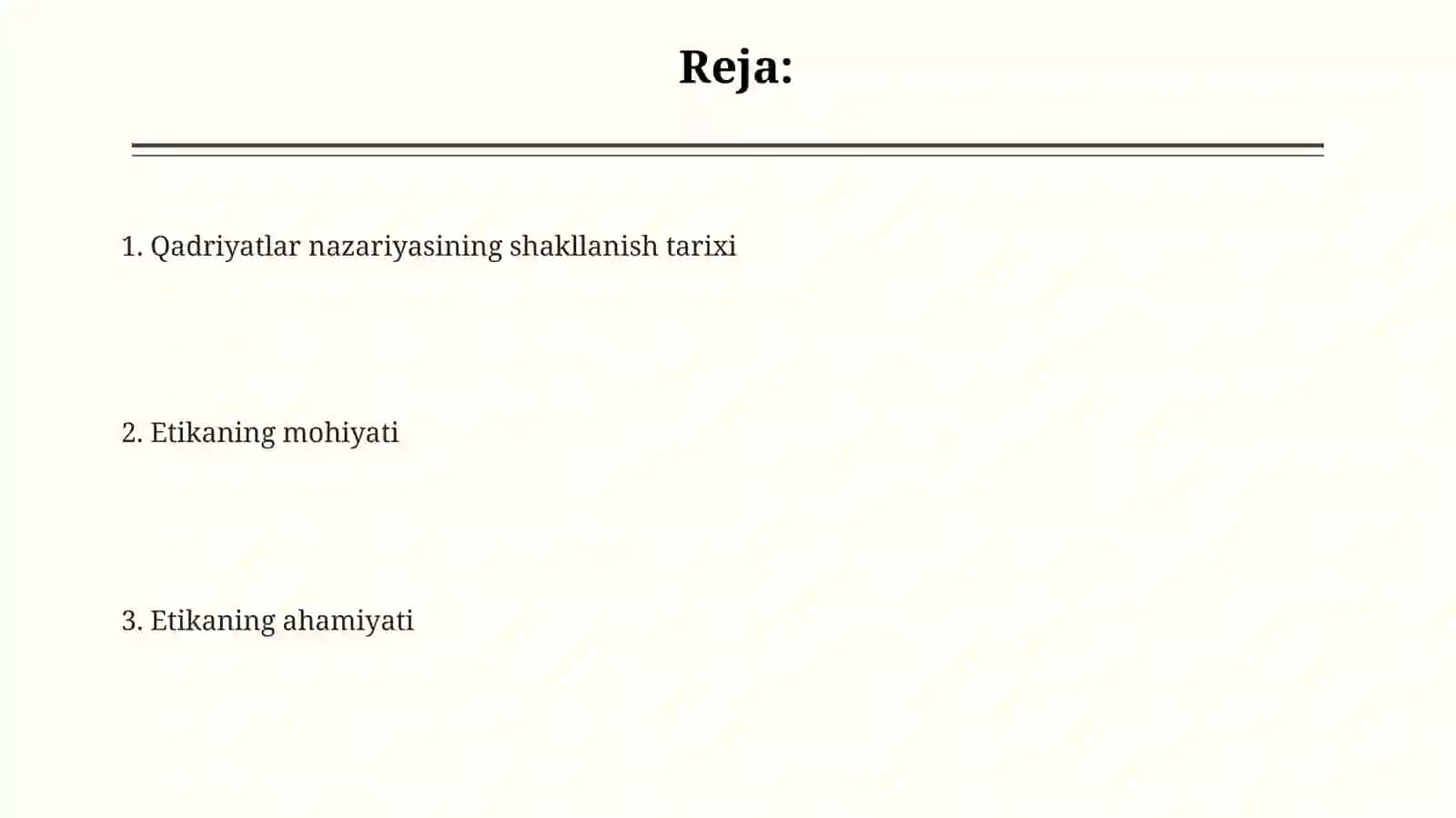 Qadriyat nazariyasining shakllanish tarixi, Etikaning mohiyati va ahamiyati 2
