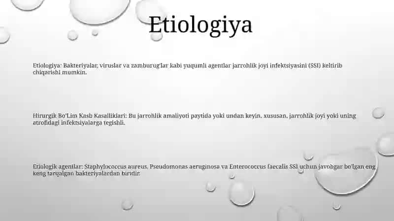 Hirurgik BoʼLim Kasb Kasalliklari 2