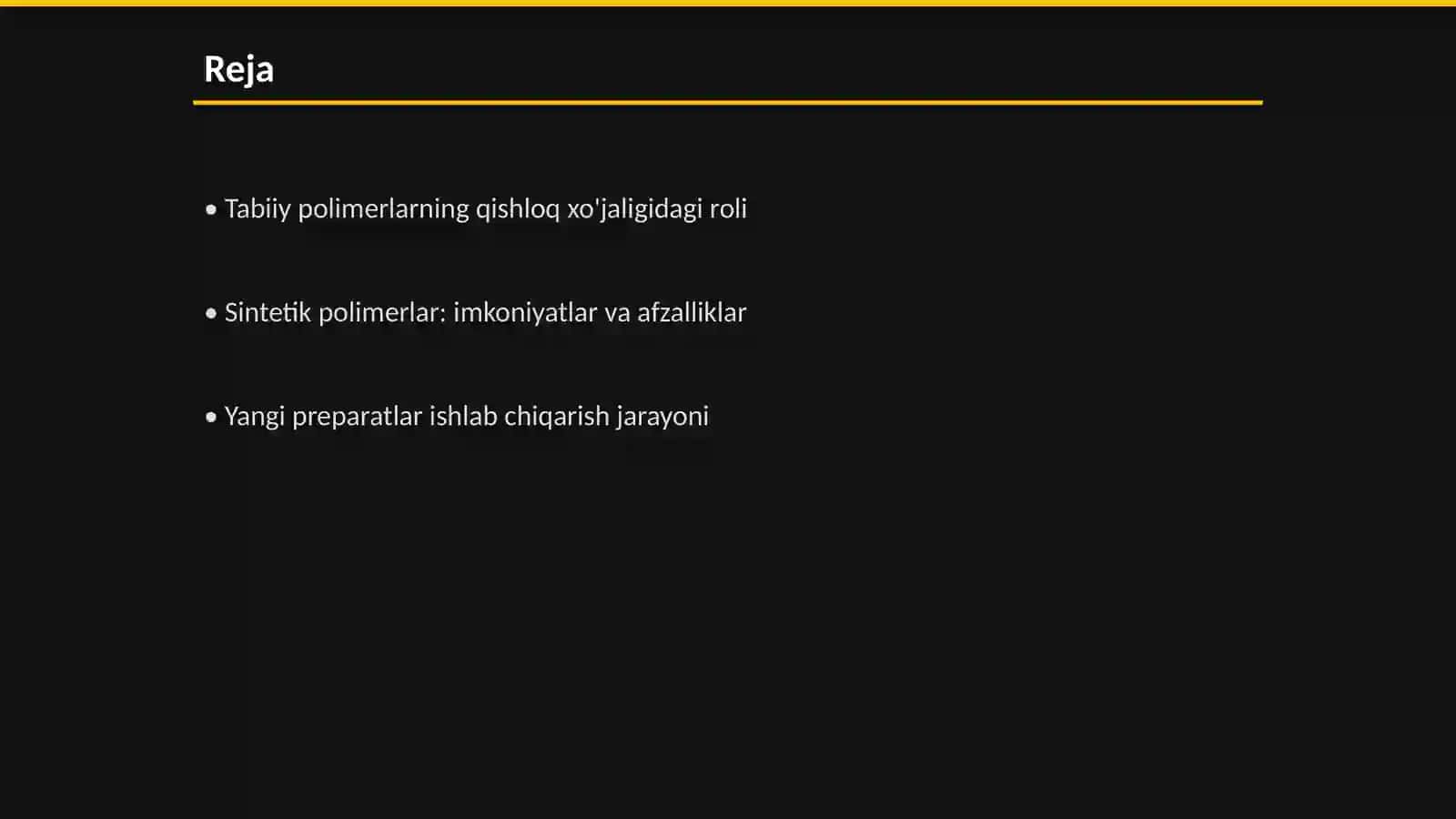 Tabiiy va sintetik polimerlar asosida qishloq xo'jaligi uchun muhim yangi preparatlar ishlab chiqarish 2