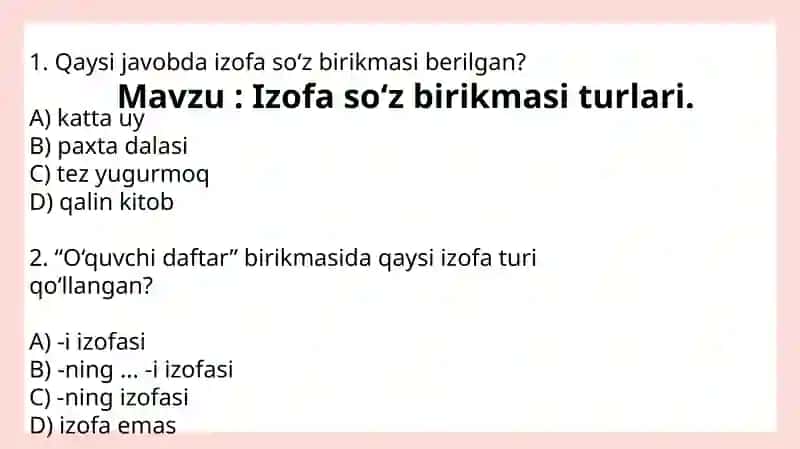 Tiltarixi fanida taqdimot 2