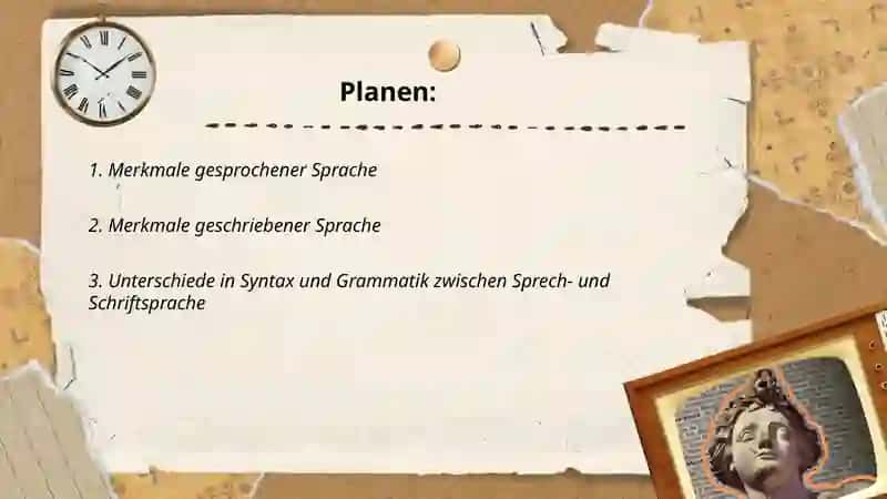 Gesprochene und Geschriebene Sprache 2