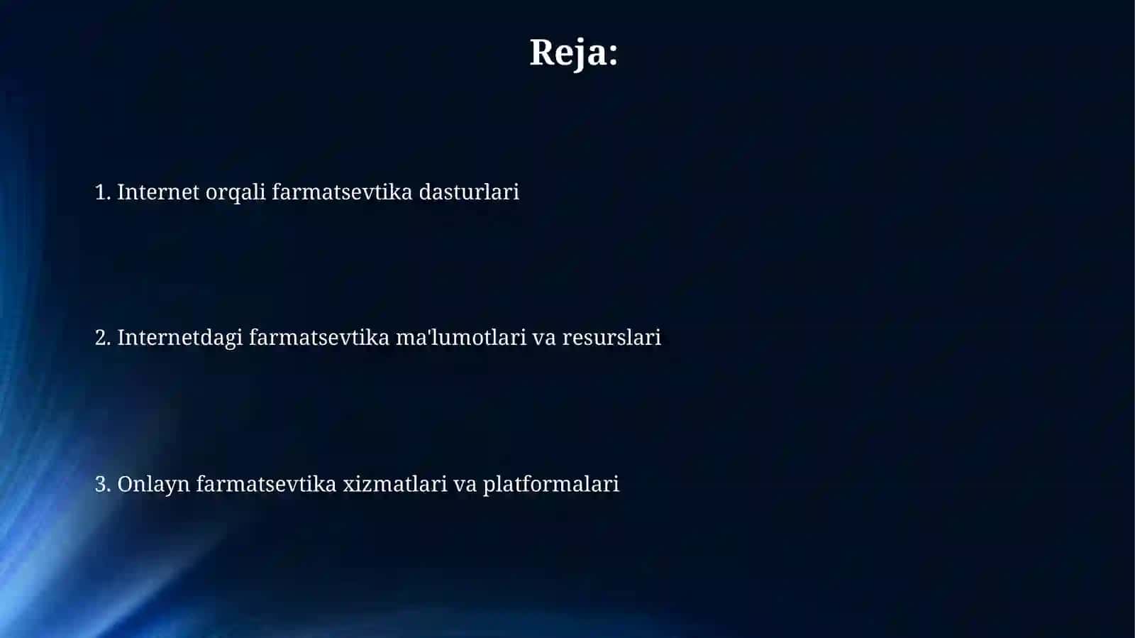 Internet tarmogʻida farmakalogiyaga oid dasturlar 2