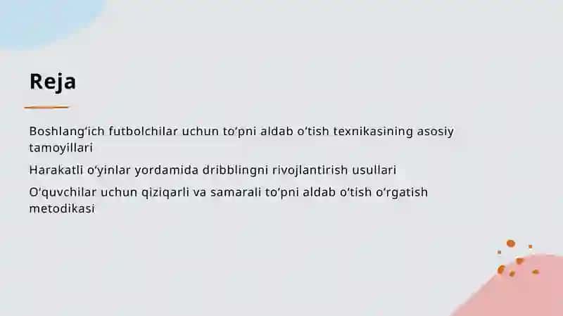 To'pni aldab oʻtish texnikasi 2