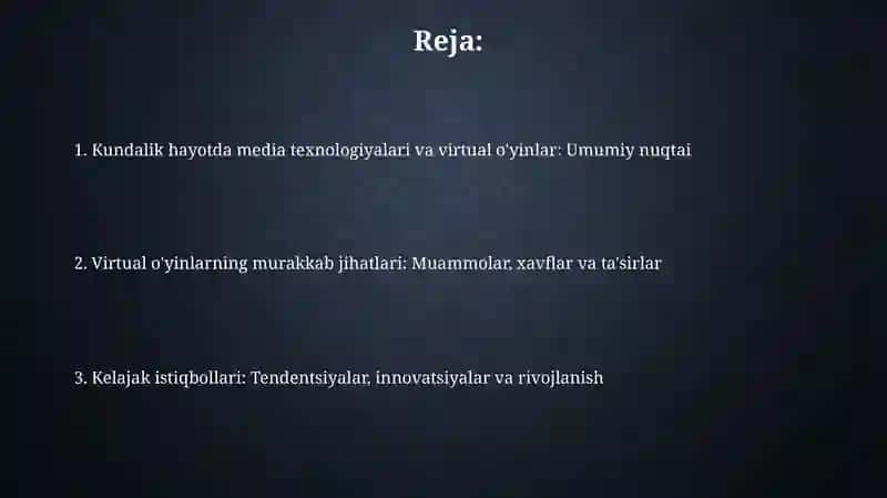 Ommaviy axborot vositalari texnologiyalari kundalik hayotda 2
