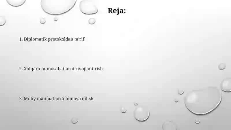 Diplomatik protokolning asosiy funksiyalari va ahamiyati 2