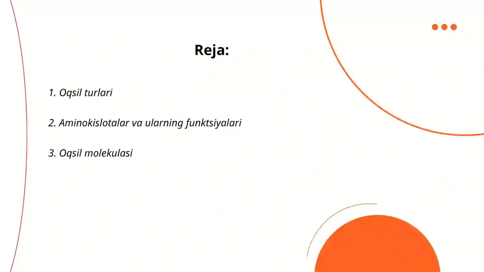 Oqsil va uning strukturalari 2