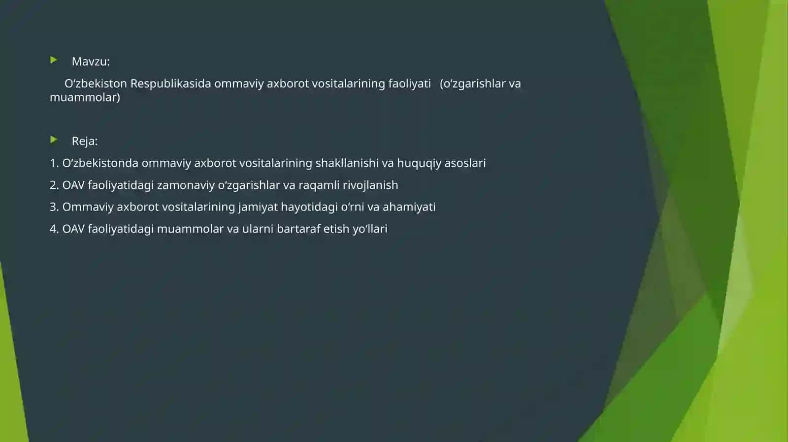 O'zbekistonning eng yanagita tarixi 2