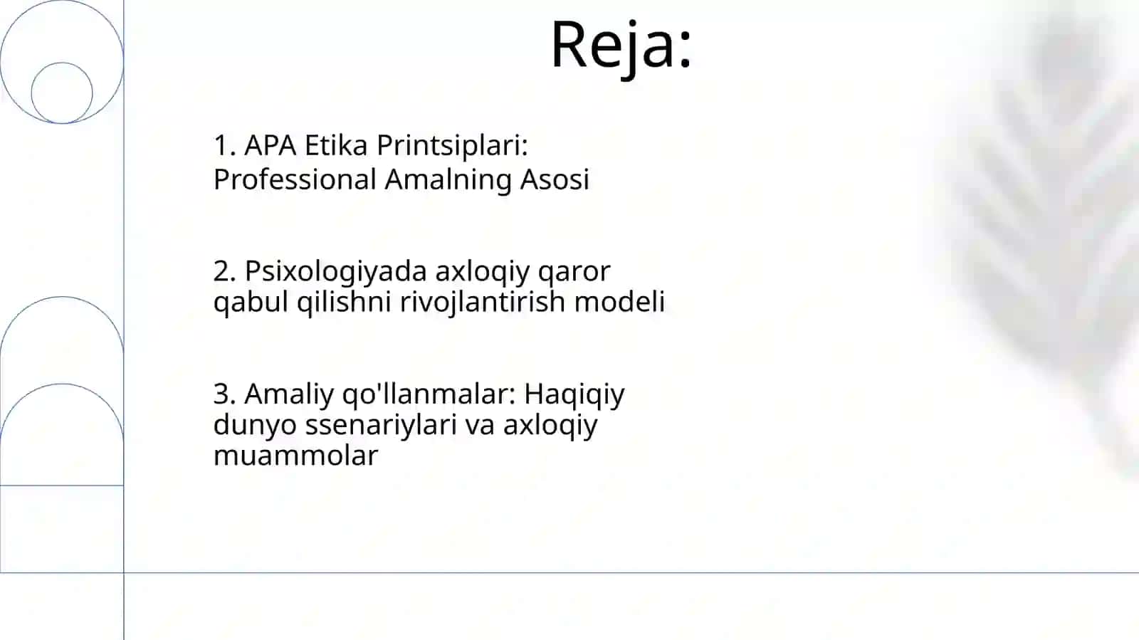 Amerika psixologik assotsiatsiyasining 6 axloqiy tamoyili 2