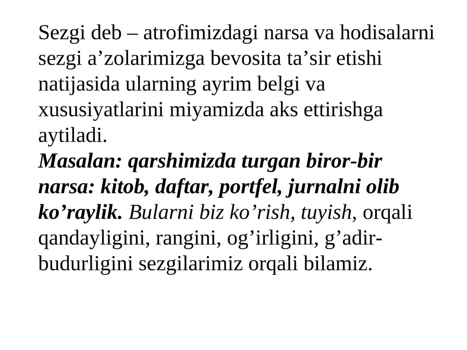 Sezgi haqida tushuncha 2