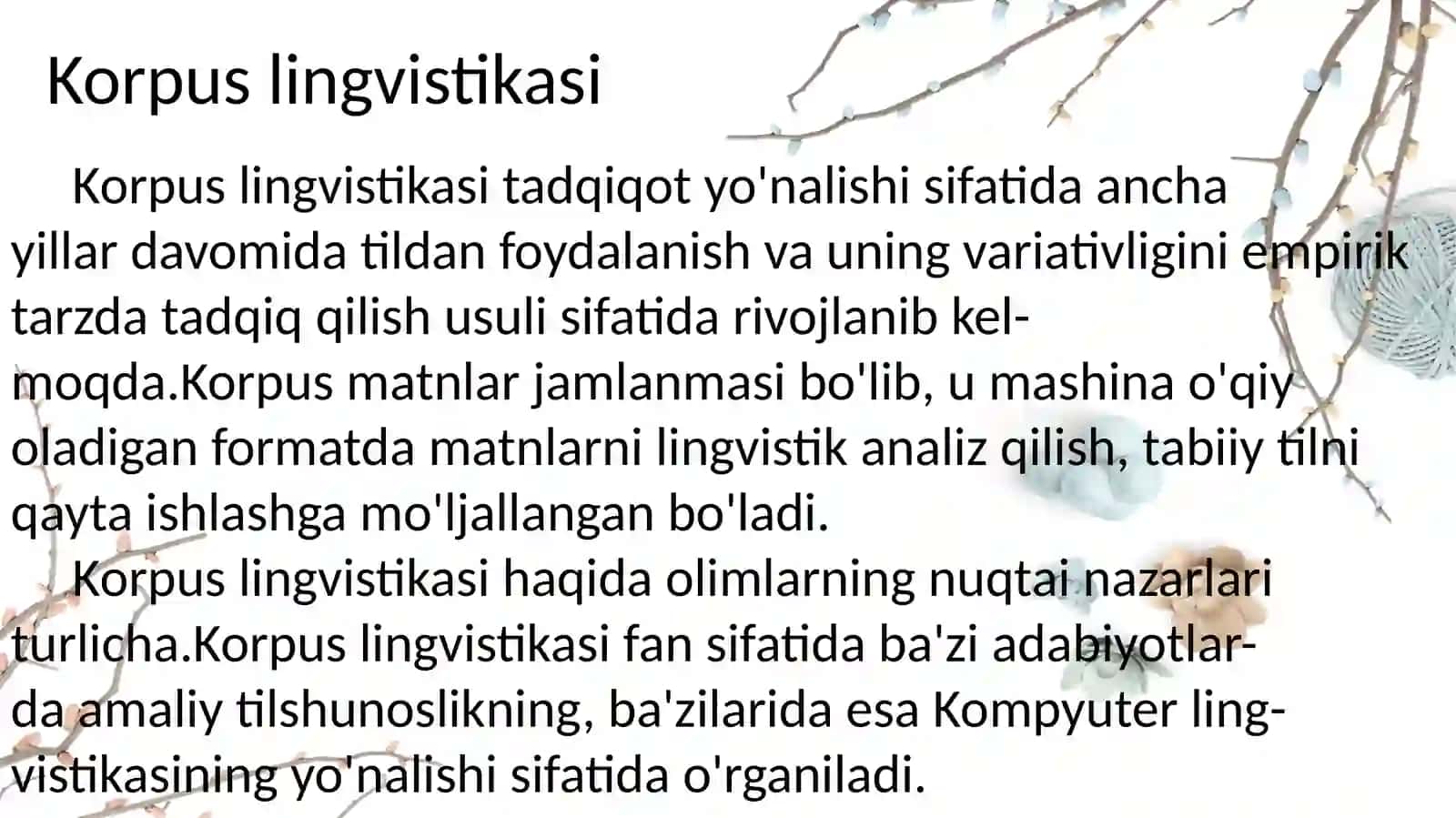 Badiiy asarlarning elektron parallel korpusini yaratish 2
