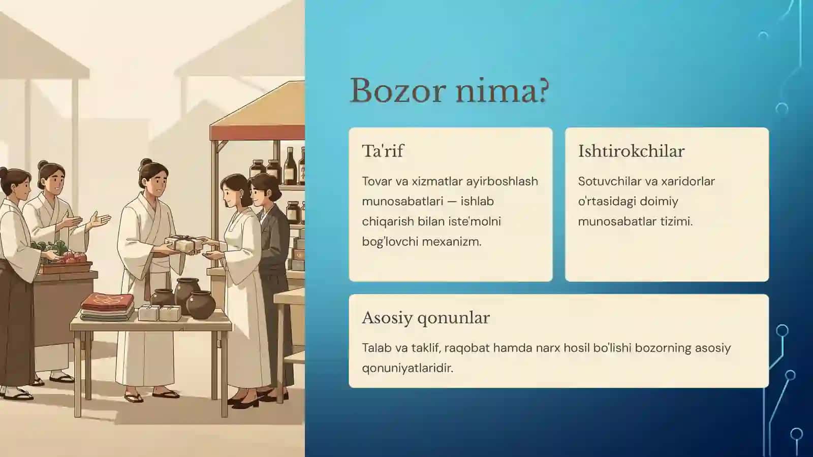 Bozor Mexanizmi 2