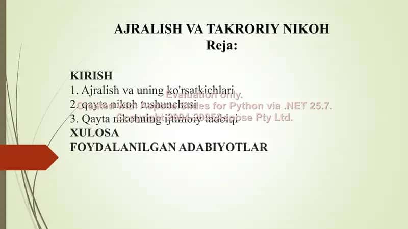 AJRALISH VA TAKRORIY NIKOH 2