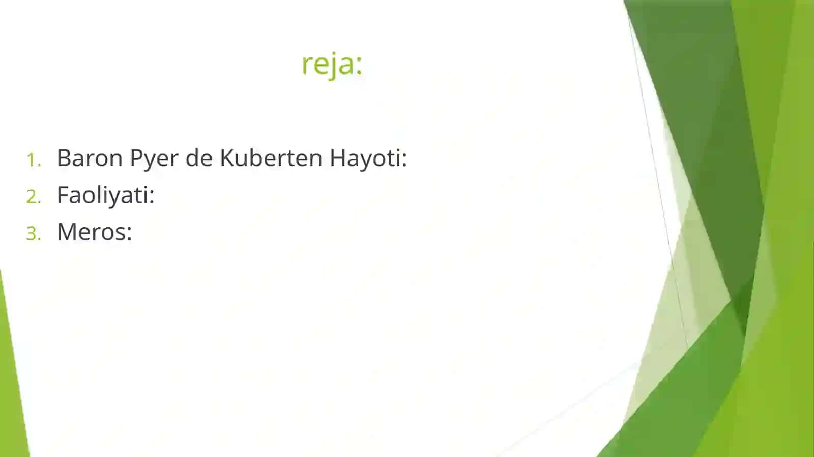 Baron Pyerde Kuberten hayoti va faoliyati 2