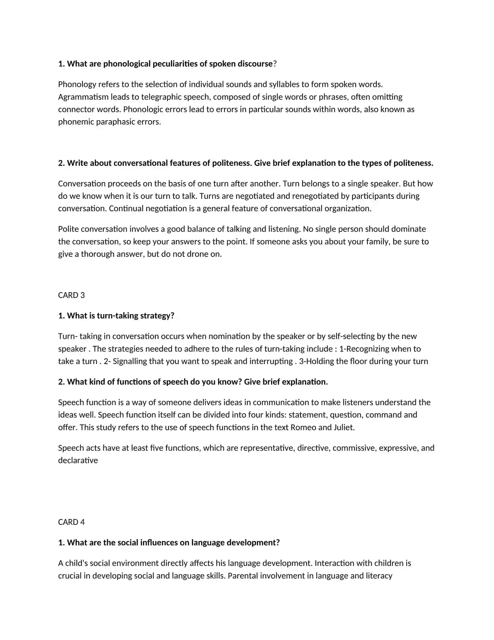 Types of Speeches 2