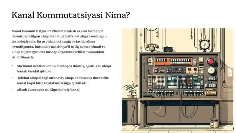 Kanal Kommutatsiyasi Nima? 2