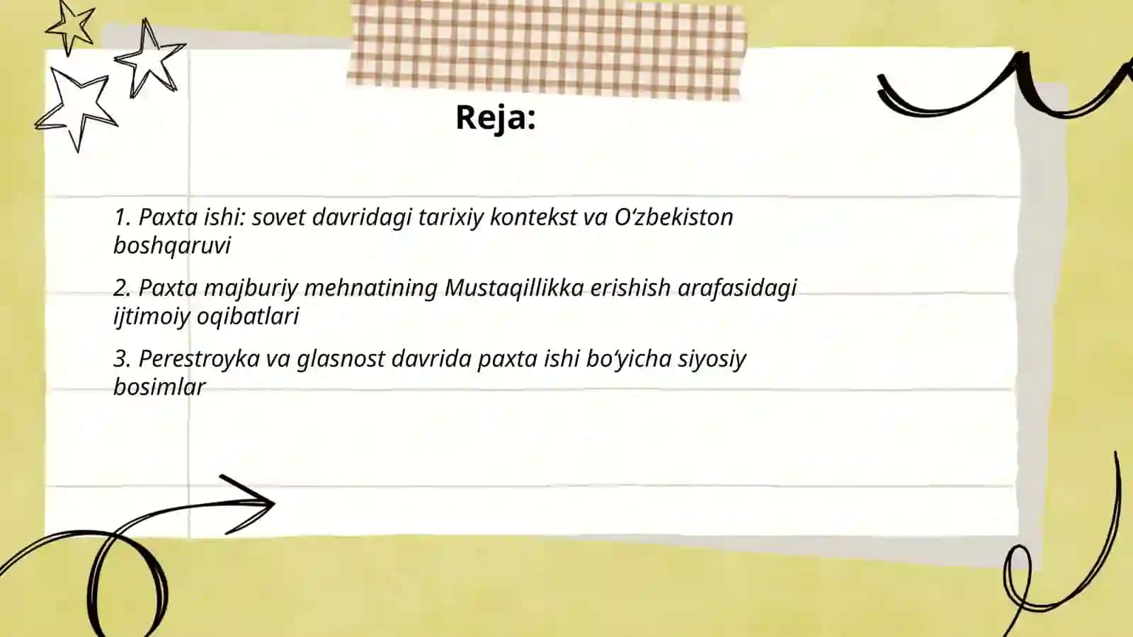 Paxta ishi: sovet davridagi tarixiy kontekst va Oʻzbekiston boshqaruvi 2