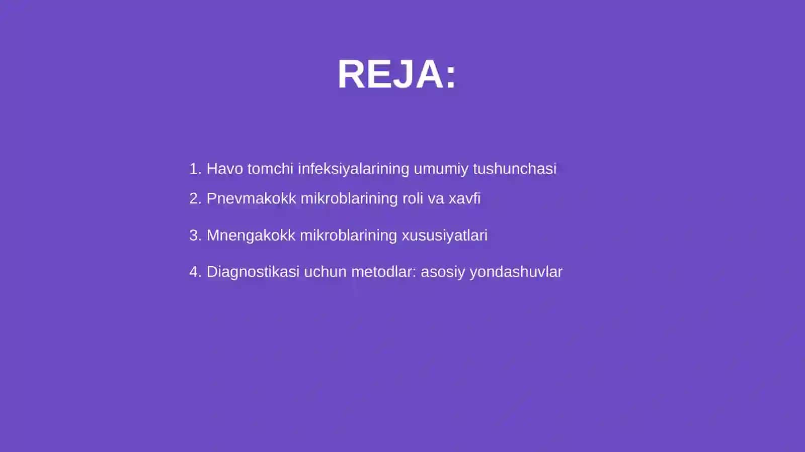 Havo tomchi infeksiyalari: Pnevmakokk va mnengakokk mikrobiologik diagnostikasi 2