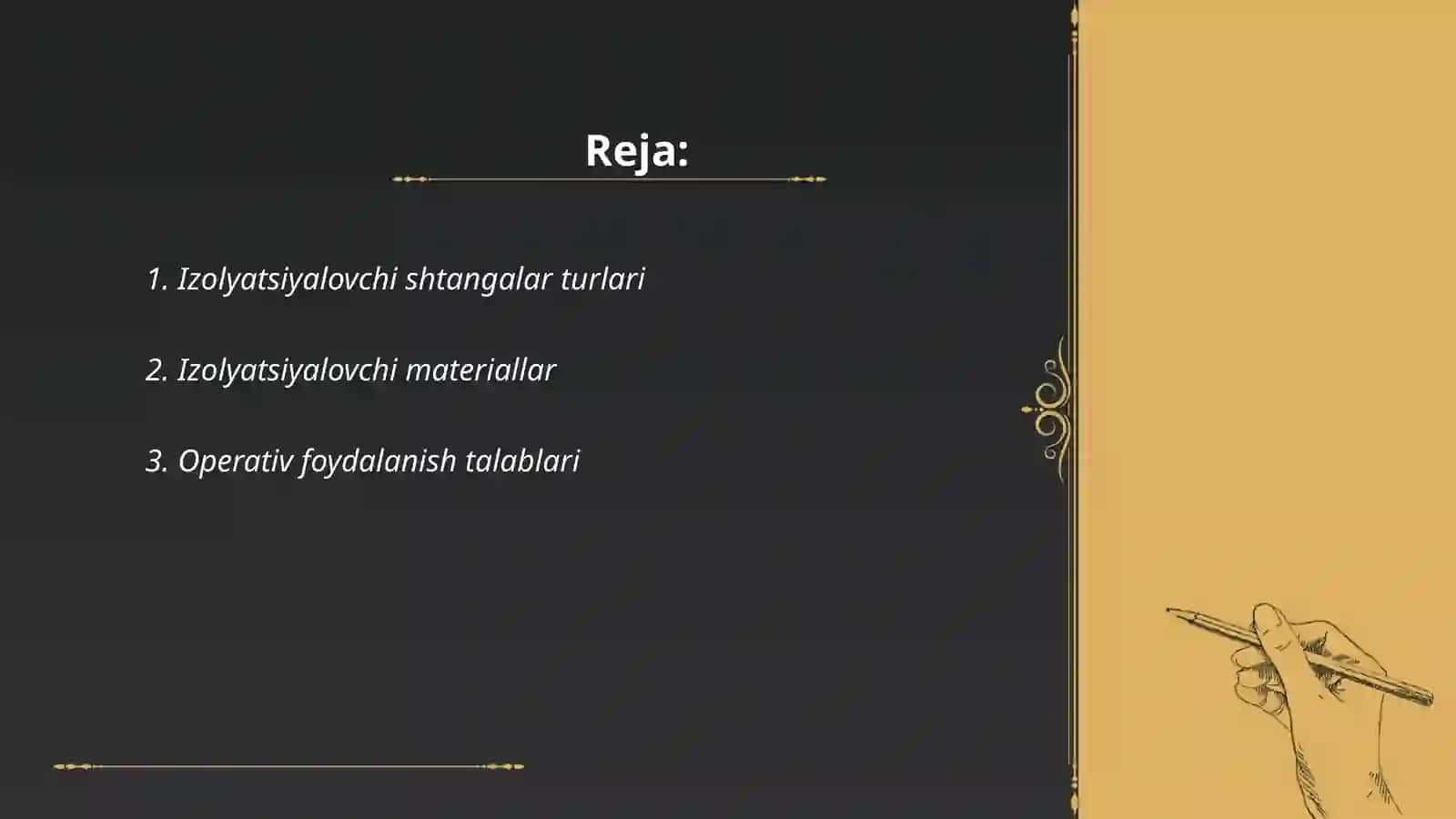 Izolyatsiyalovchi operativ shtangalar 2