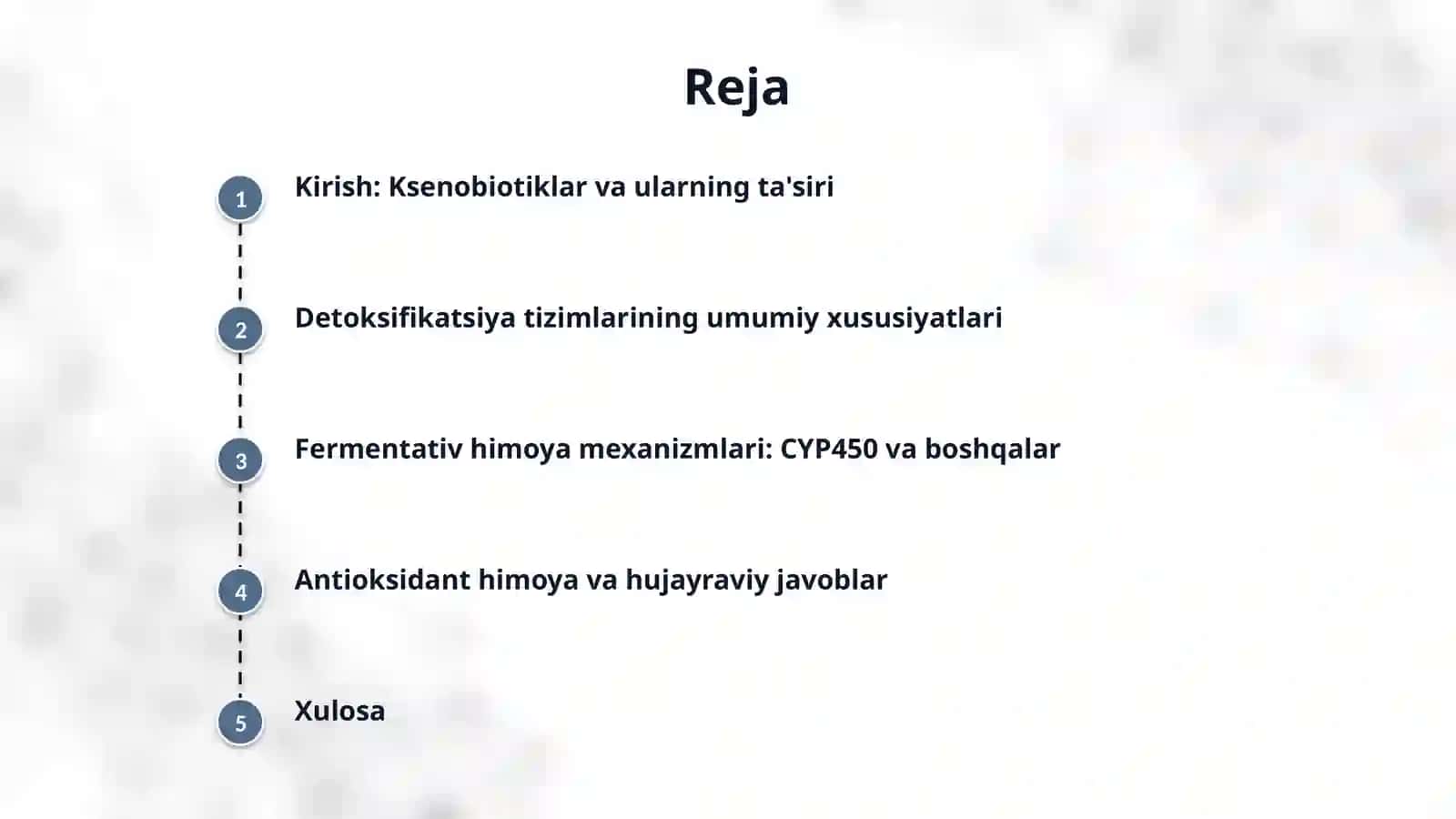 Tananing ichki muhitini ksenobiotiklardan himoya qilish mexanizmi. 2
